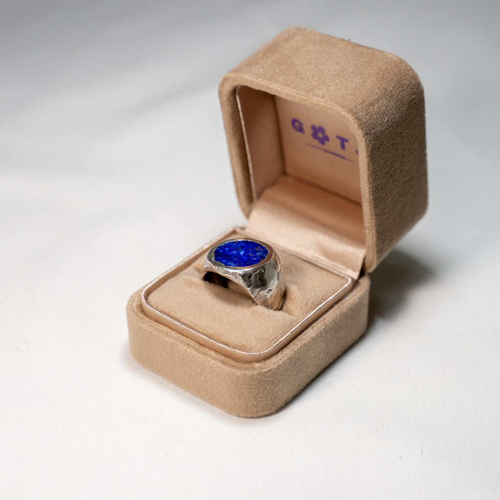 Lapis Lazuli Signet Ring