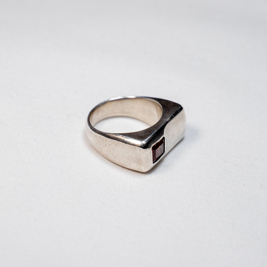 Bi-Colour Tormaline Signet Ring