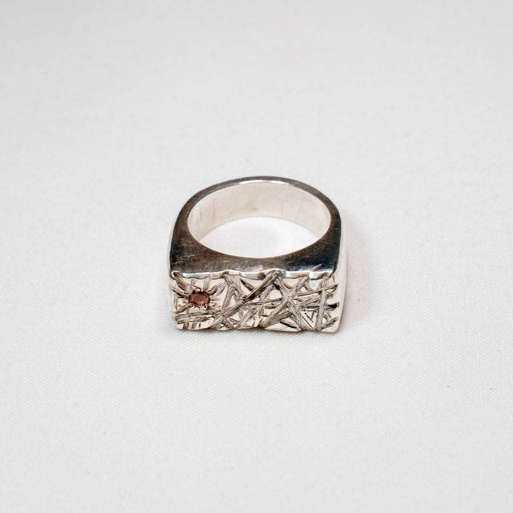 Scarred Topaz Signet