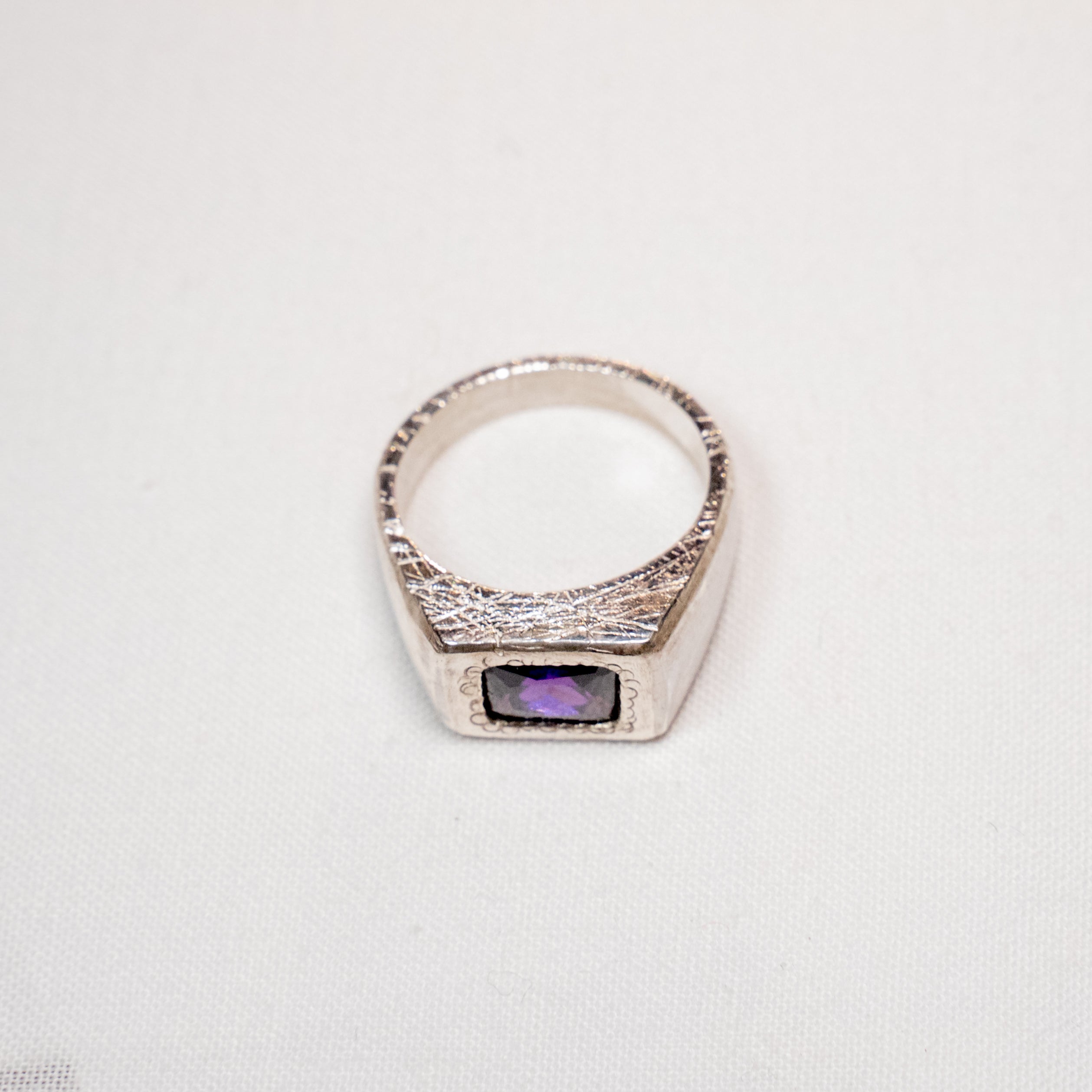 Amethyst Signet Ring