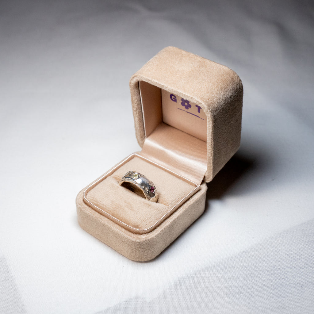 Twin Flame Textured Band