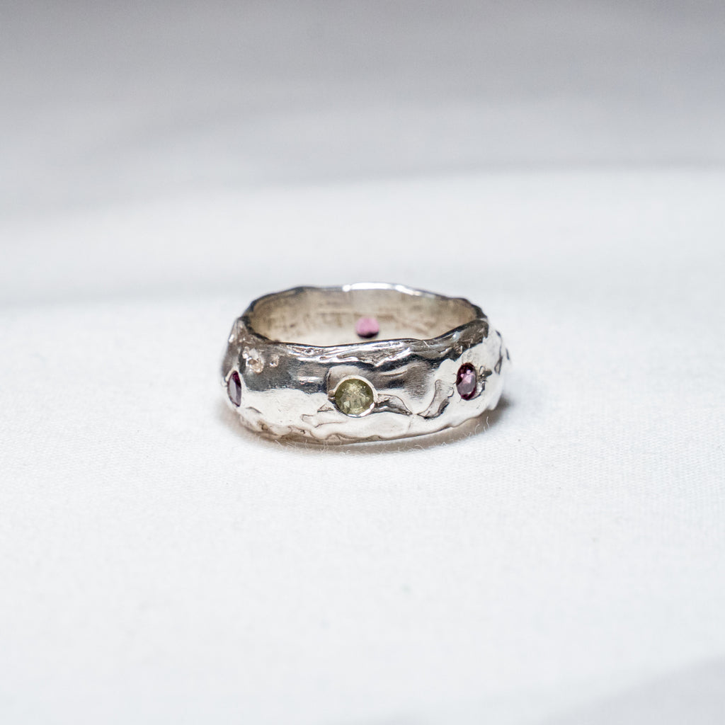 Twin Flame Textured Band