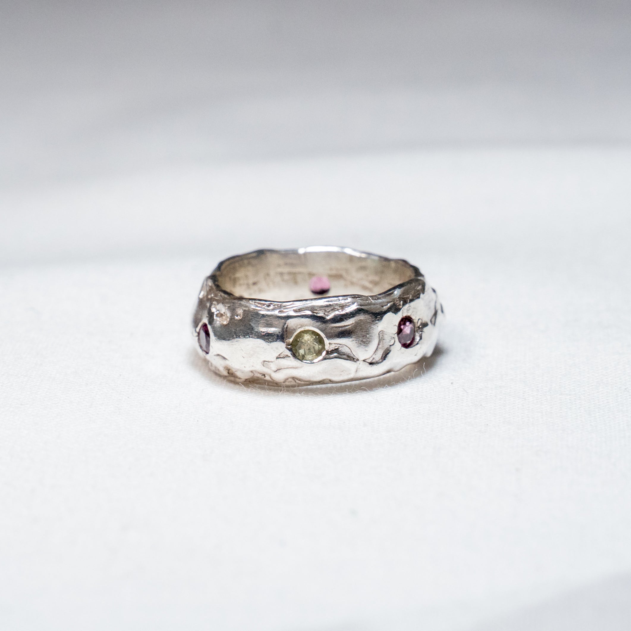 Twin Flame Textured Band