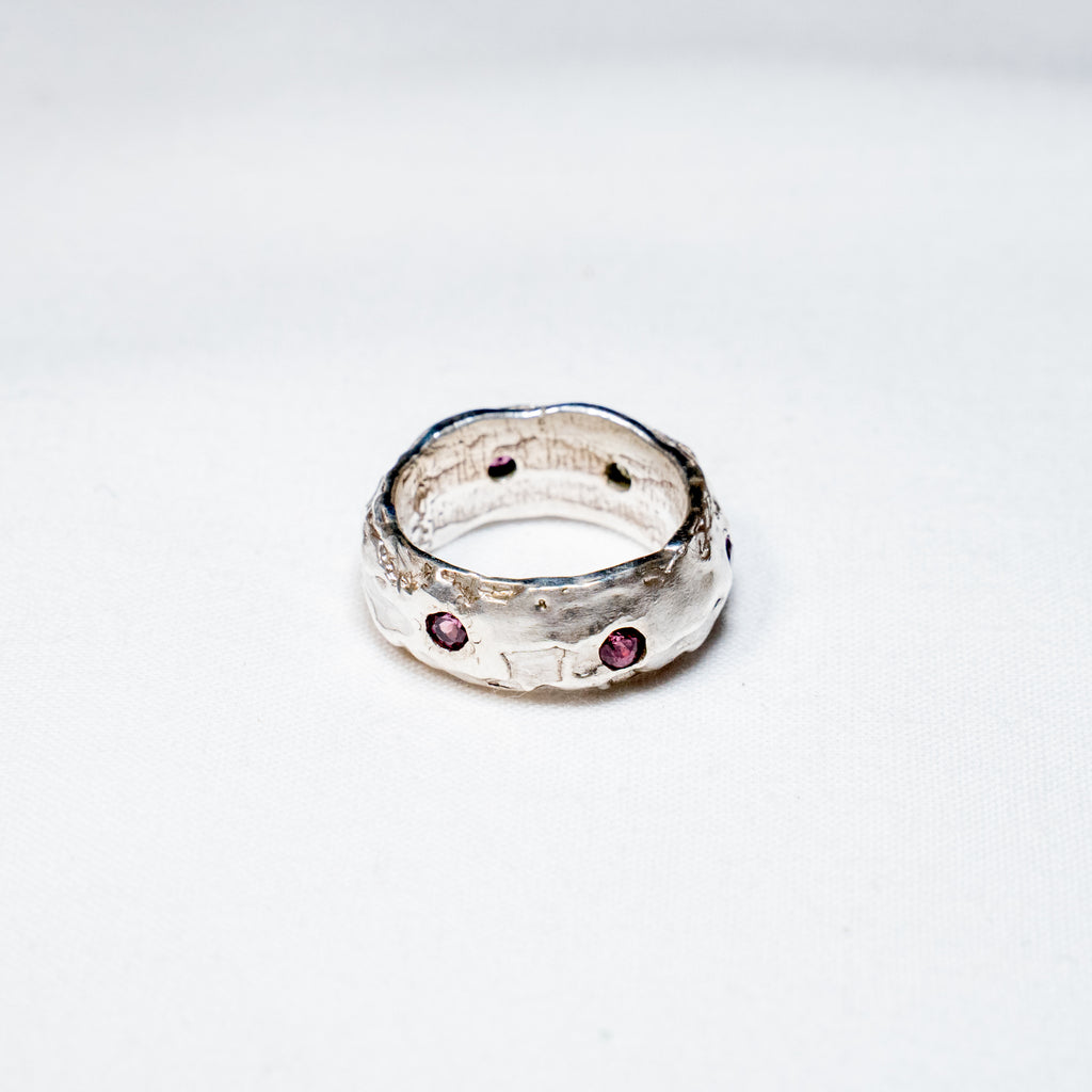 Twin Flame Textured Band