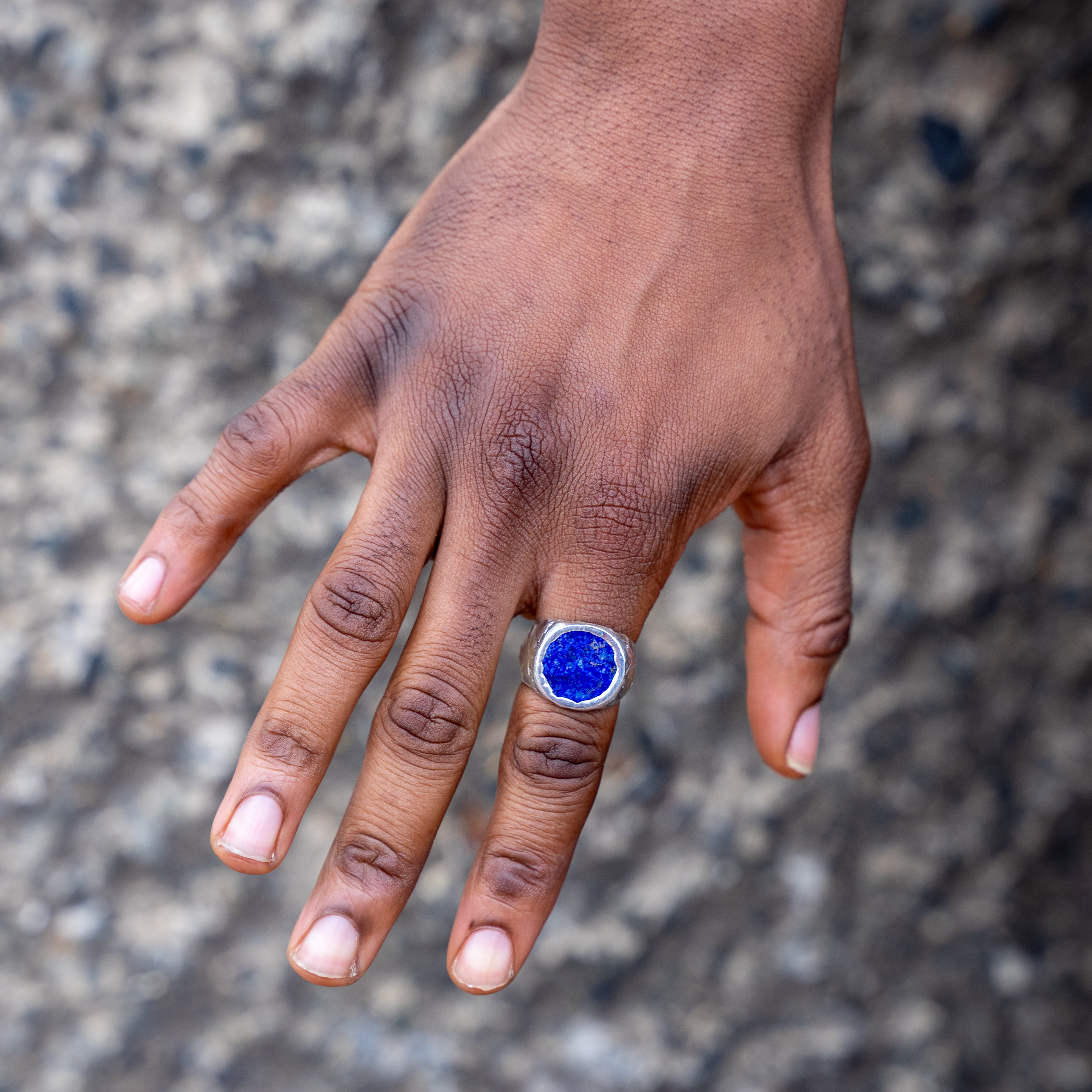 Lapis Lazuli Signet Ring
