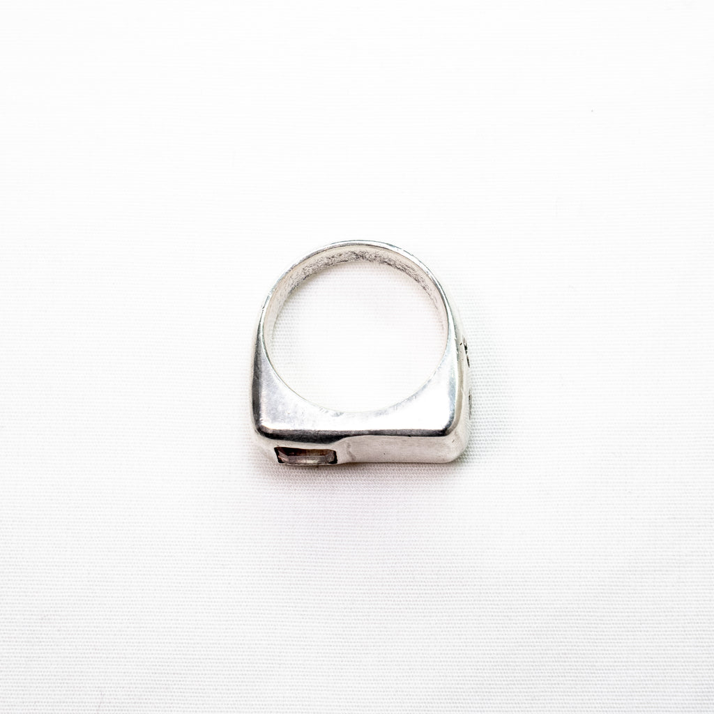 Bi-Colour Tormaline Signet Ring