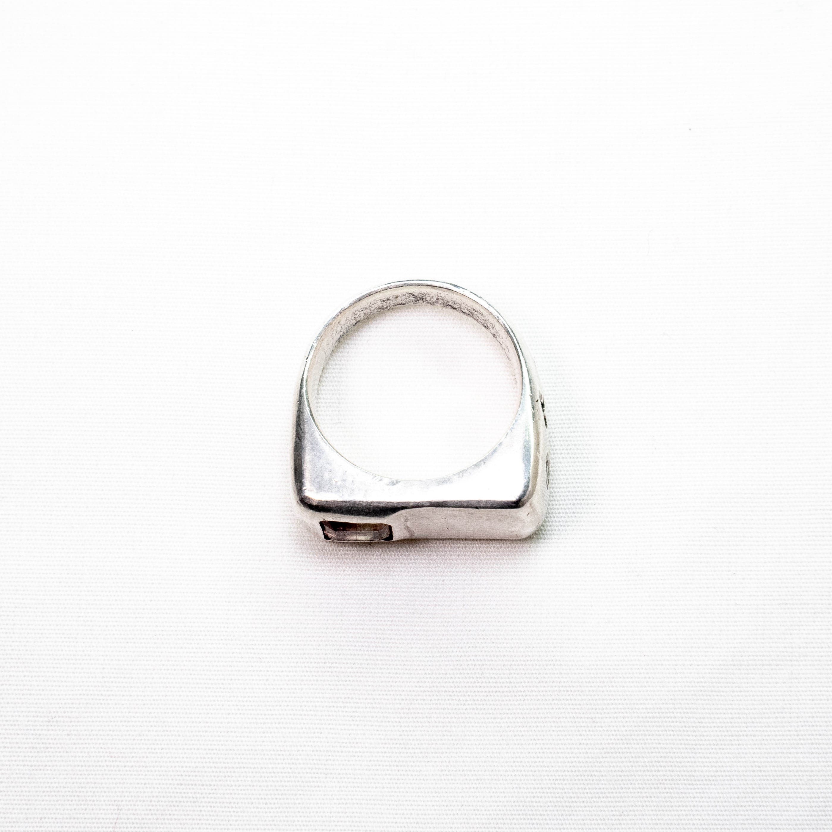 Bi-Colour Tormaline Signet Ring