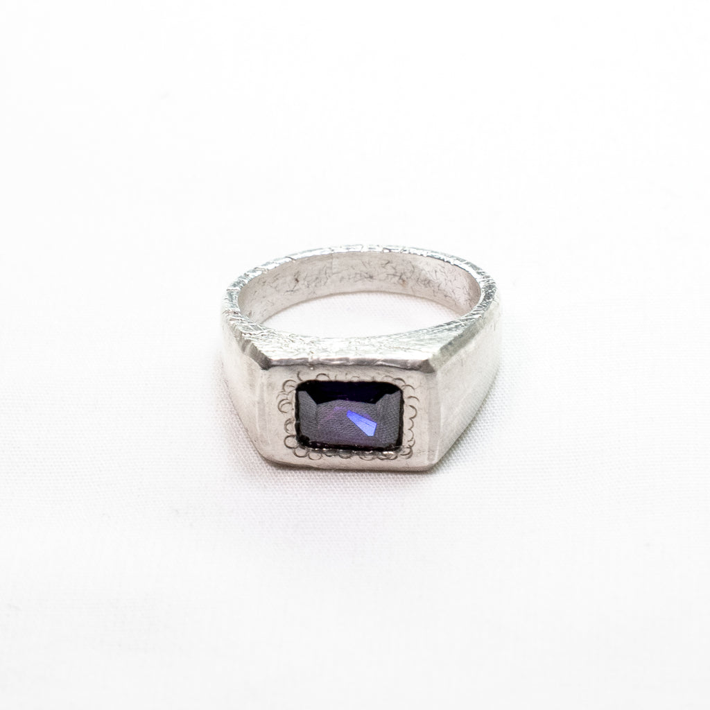 Amethyst Signet Ring