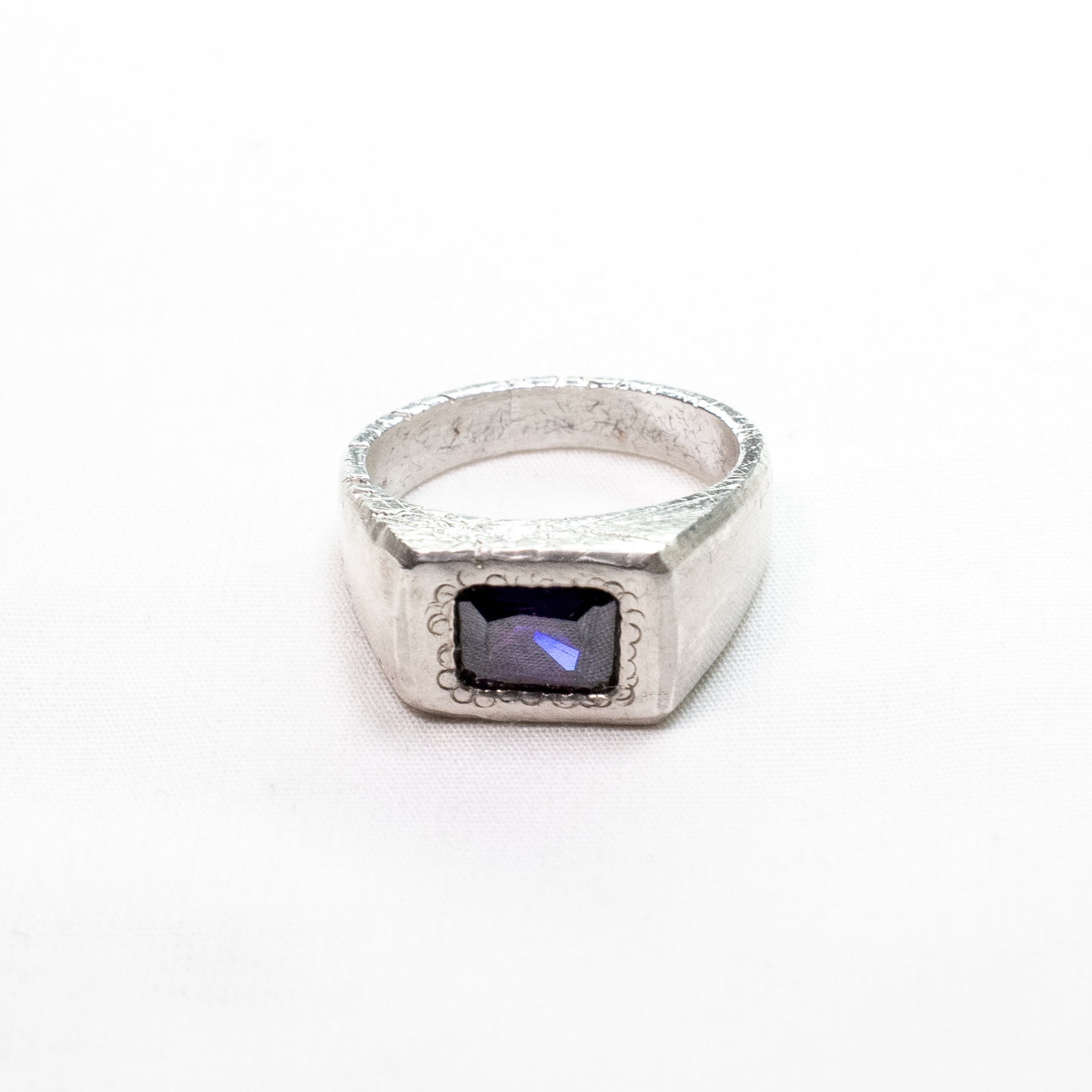 Amethyst Signet Ring