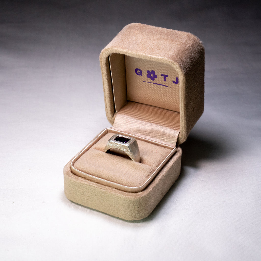 Amethyst Signet Ring