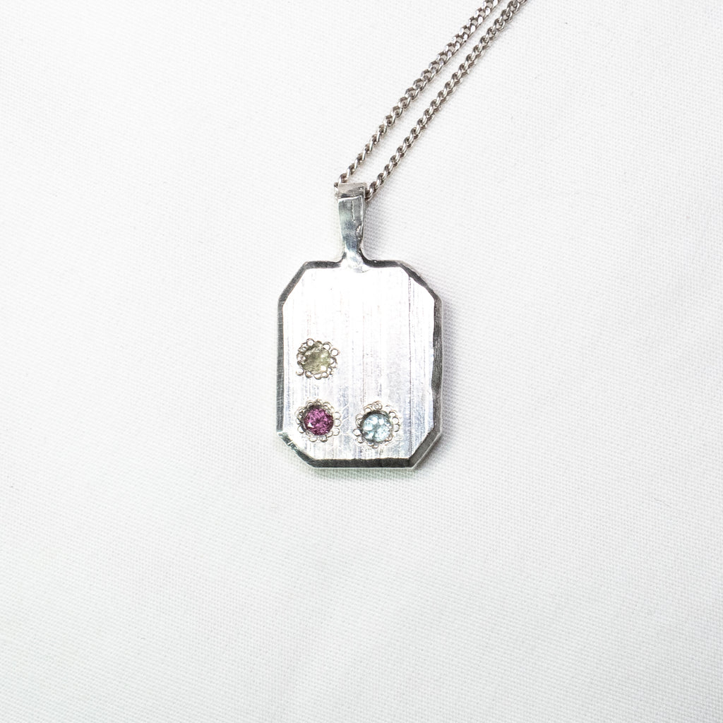 Tri-Stone Pendant