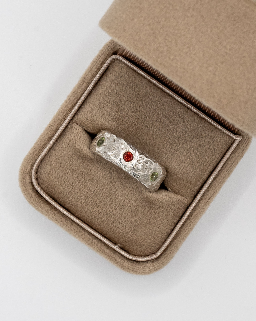 Twin Flame Textured Band